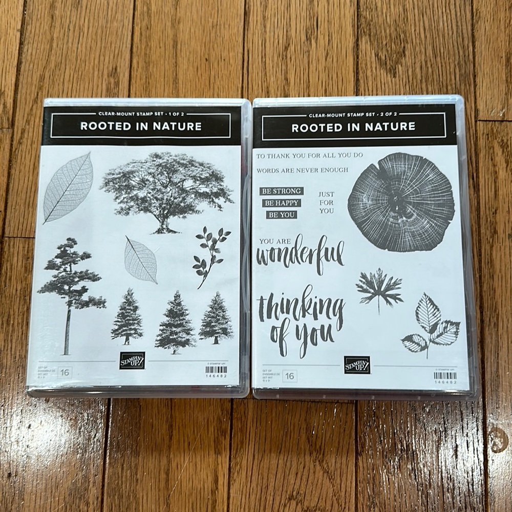 Stampin up “rooted in nature” stamp set 1 AND 2 WITH die cuts